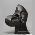 Abstract bronze mother and child the madonna mother and children sculpture by artist